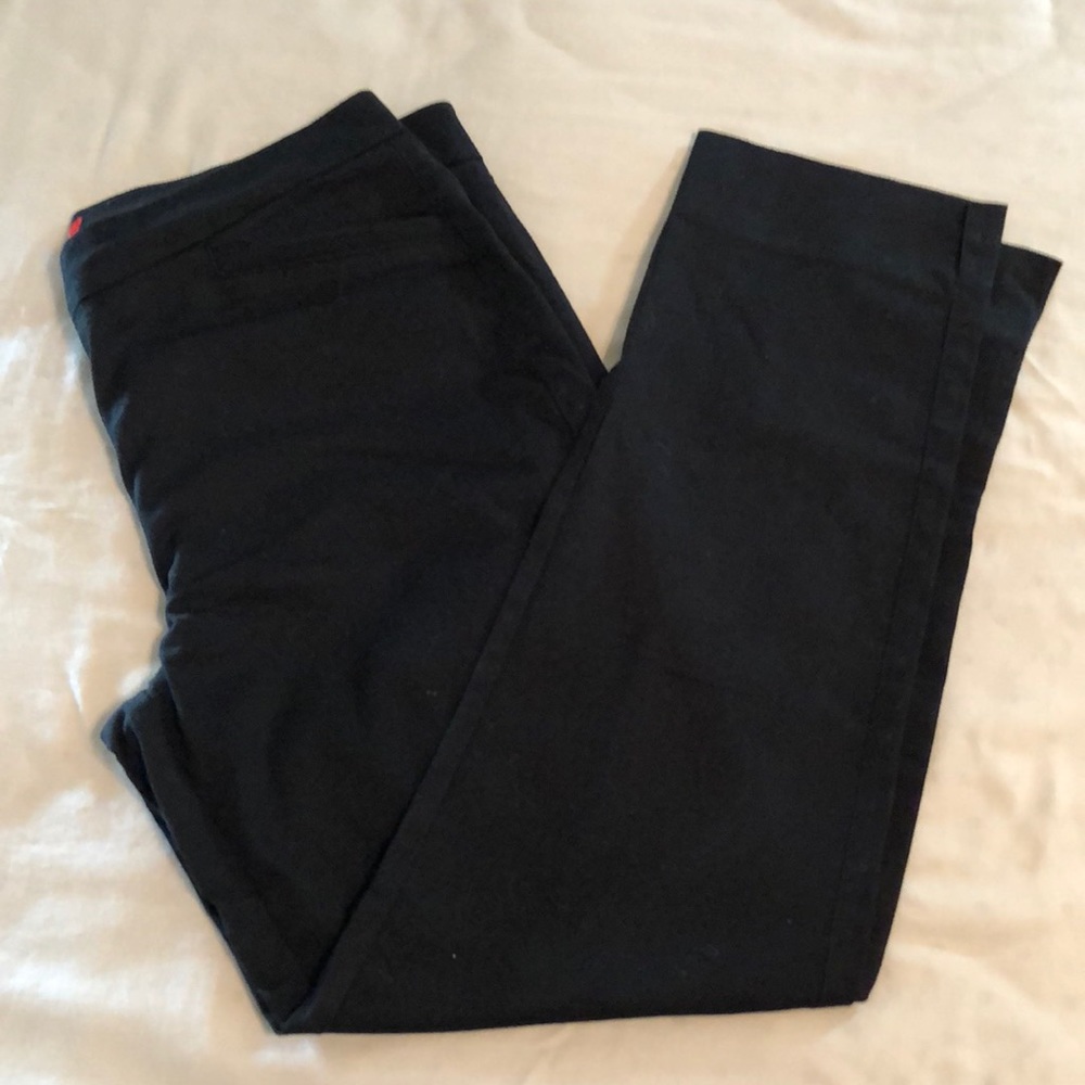 NWOT black straight leg ankle pants